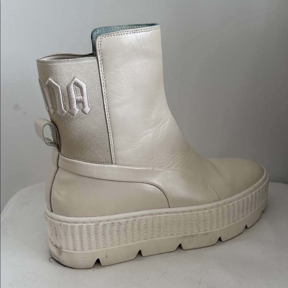 Puma Fenty By Rhianna  Boots Sneakers Creepers Platform HiTop Flatform Ivory